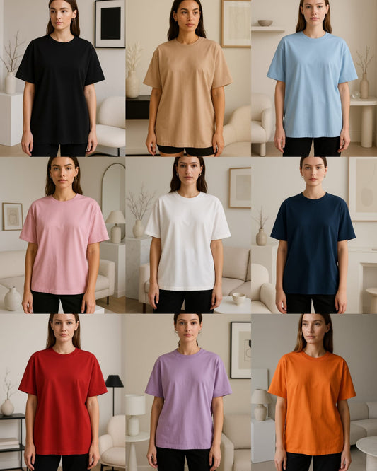 Camisetas Oversize Dama